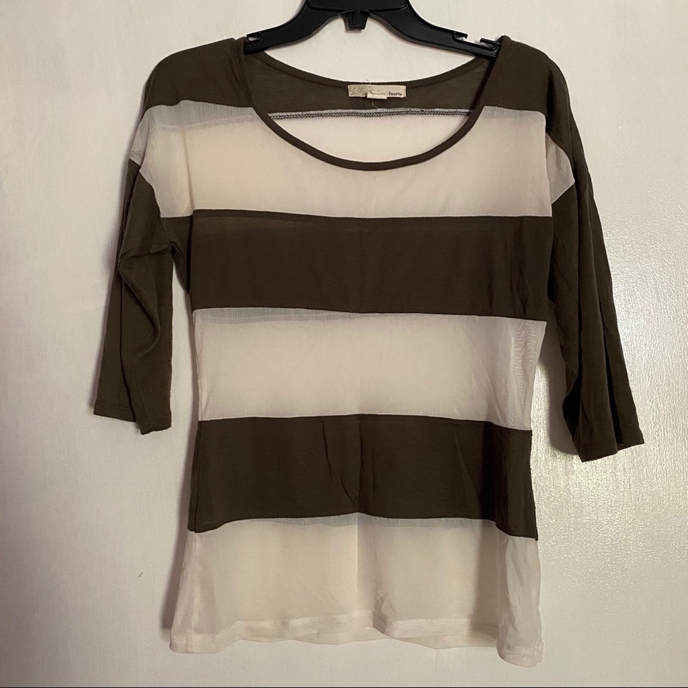 Stripped Green Top